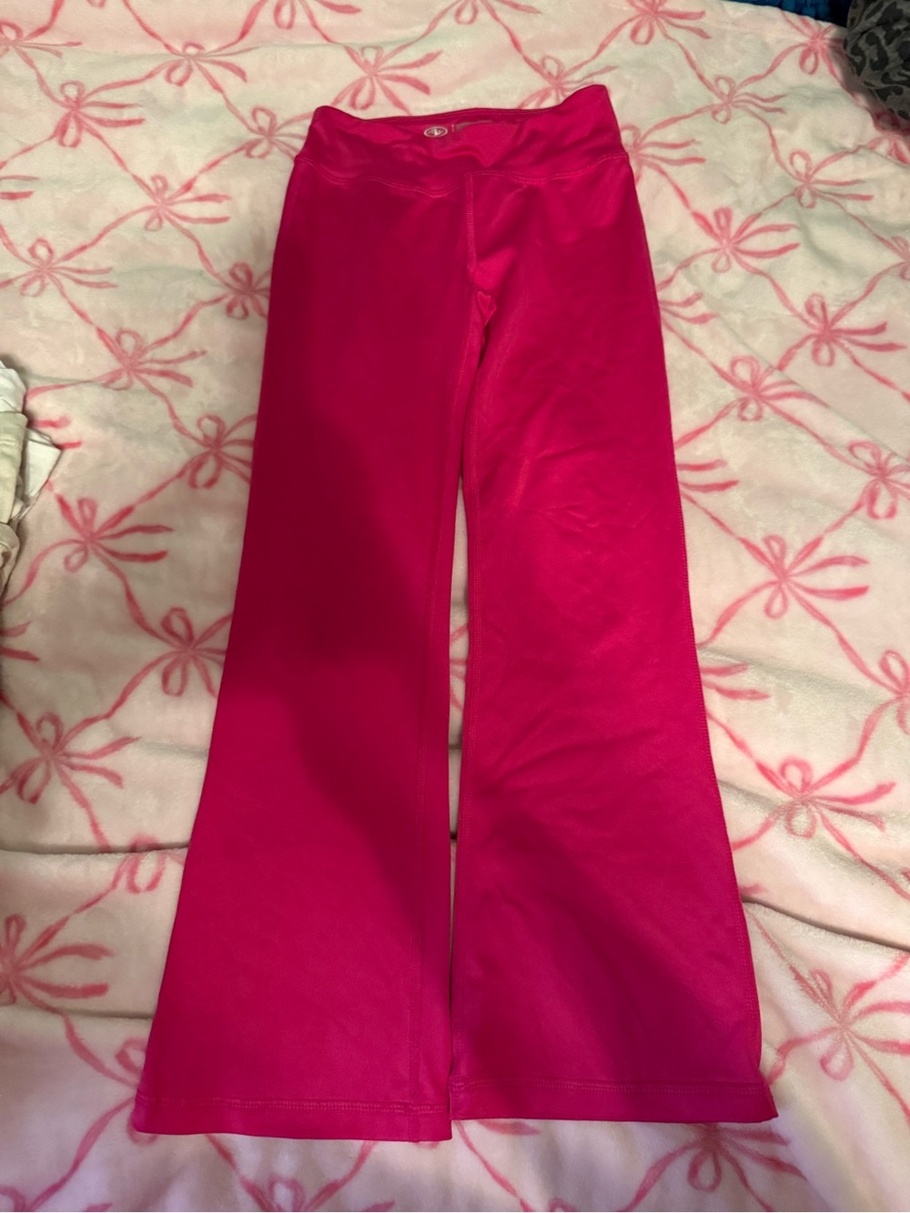 Athletic Works Bright Pink Flare Leggings